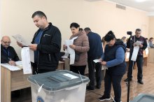 General local elections taking place in Moldova today'