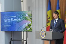 Press conference held by Minister of Infrastructure and Regional Development Andrei Spînu on results of call under European Village National Programme 2024'