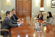 Viceprim-ministrul Cristina Gherasimov s-a întâlnit cu șeful Hub-ului regional pentru Europa de Est al BEI'