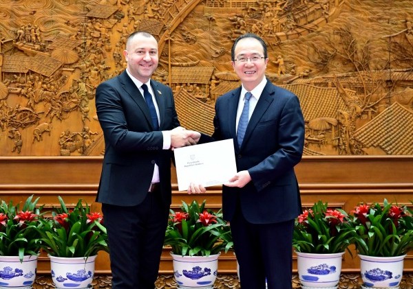 Ambasadorul Republicii Moldova în China a prezentat copiile scrisorilor de acreditare la Ministerul de Externe de la Beijing