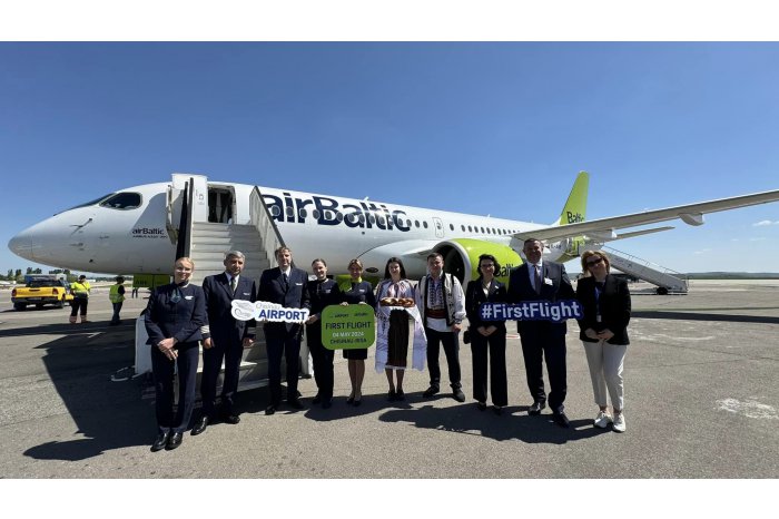 Авиакомпания airBaltic начала летать из Кишинэу в Ригу