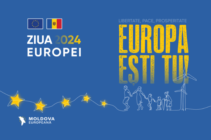 Republica Moldova marchează Ziua Europei. Cetățeni