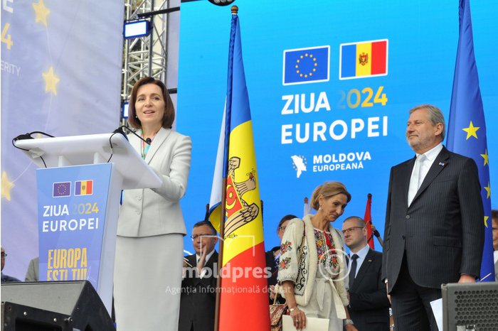 Președintele Maia Sandu de Ziua Europei: „Republic