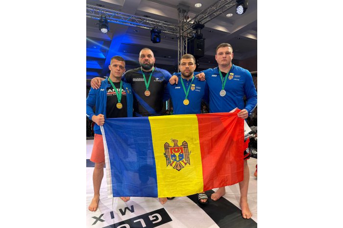Национальная сборная по универсальной борьбе выиграла шесть медалей на чемпионате Европы по ММА