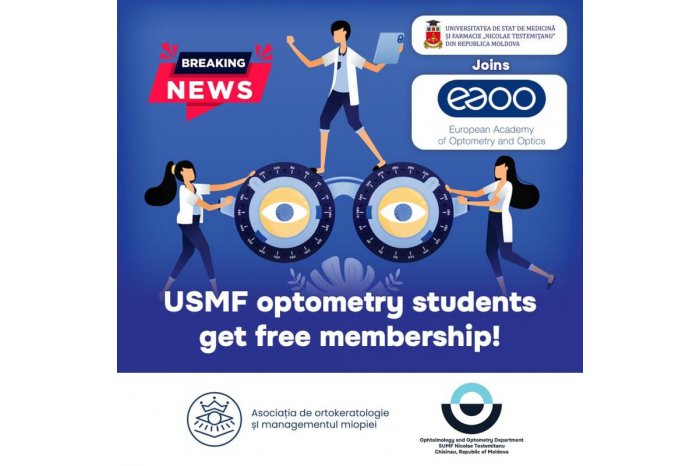 State medical university of Moldova becomes member of European Academy of Optometry and Optics 
