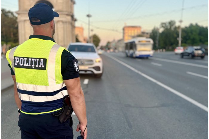 Policemen detect over 3,400 road infringements of traffic rules on roads of Moldova  