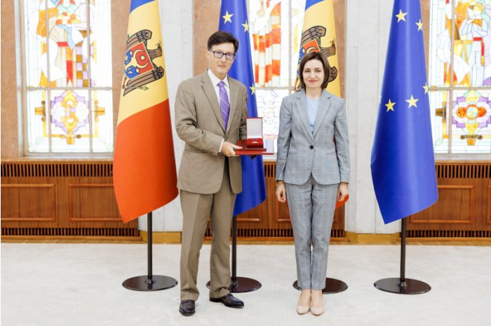 Ambasadorul Franței la Chișinău a fost decorat cu „Ordinul de Onoare”