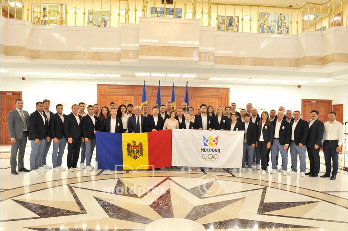 Moldovan parliament speaker wishes success to national Olympic team at Paris Olympic Games 