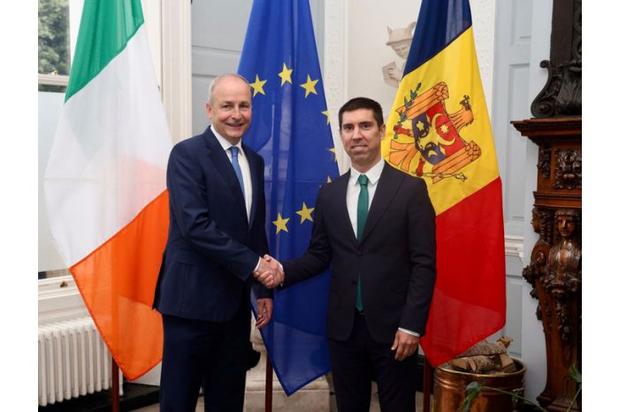Vicepremierul Mihai Popșoi, vizită la Dublin: „Am abordat subiecte legate de intensificarea cooperării bilaterale și securitatea regională”