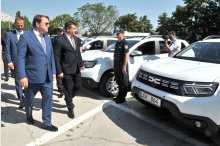 еремония передачи 40 автомобилей Генеральному  инспекторату полиции'