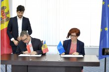 Semnarea acordului de finanțare între Ministerul Afacerilor Externe din Polonia și PNUD Moldova pentru renovarea unei instituții din Rețeaua Școlilor Model '